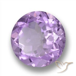 9,17 ctw natürlicher hellviolett Amethyst, Runden, VVS