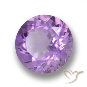 9,17 ctw natürlicher Mittelviolett Amethyst, Runden, VVS