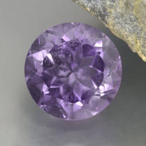 4,69 ctw natürlicher violetter Amethyst, Rundschliff, VVS