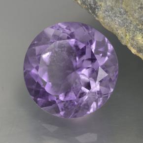 4,69 ctw natürlicher violetter Amethyst, Rundschliff, VVS