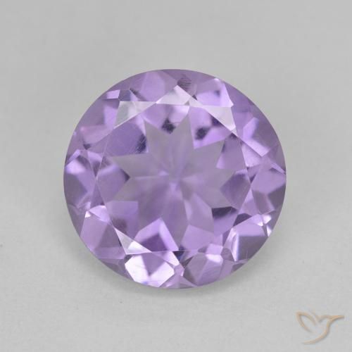 4.33ct Natürlicher Mittelviolett Amethyst, Runden, VVS-VS