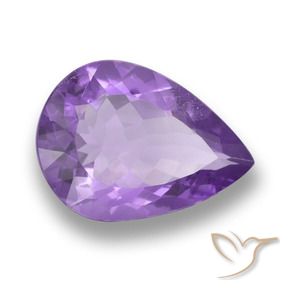 9,17 ctw natürlicher Mittelviolett Amethyst, Birnenform, VVS-VS