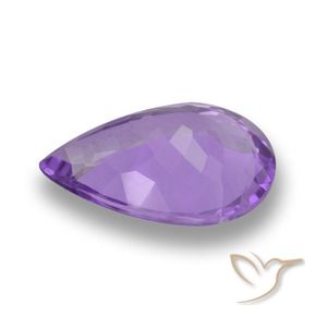 9,17 ctw natürlicher Mittelviolett Amethyst, Birnenform, VVS-VS