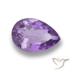 9,17 ctw natürlicher tiefviolett Amethyst, Birnenform, VVS