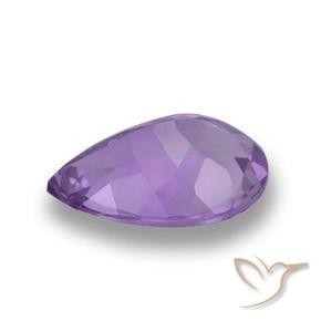 9,17 ctw natürlicher tiefviolett Amethyst, Birnenform, VVS