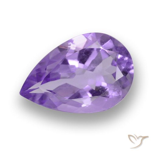 4.43ct Natürlicher Mittelviolett Amethyst, Birnenform, VS