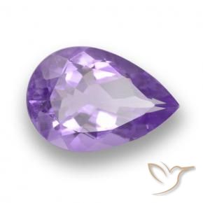 9,17 ctw natürlicher Mittelviolett Amethyst, Birnenform, VS