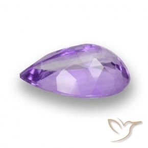 9,17 ctw natürlicher Mittelviolett Amethyst, Birnenform, VS