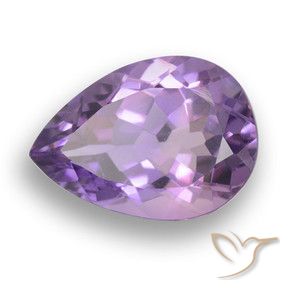 9,17 ctw natürlicher Lilaisch-violett Amethyst, Birnenform, VVS-VS