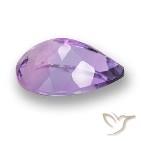 9,17 ctw natürlicher Lilaisch-violett Amethyst, Birnenform, VVS-VS