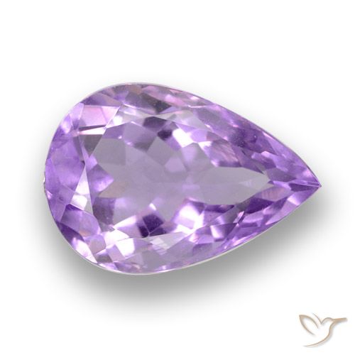 5.72ct Natürlicher Mittelviolett Amethyst, Birnenform, VVS