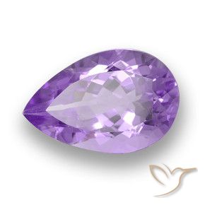 9,17 ctw natürlicher Mittelviolett Amethyst, Birnenform, VVS