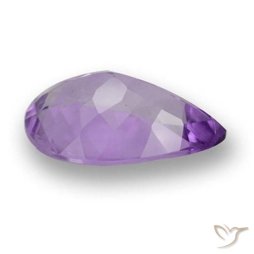9,17 ctw natürlicher tiefviolett Amethyst, Birnenform, VVS-VS
