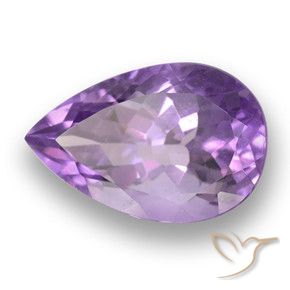 9,17 ctw natürlicher tiefviolett Amethyst, Birnenform, VVS-VS