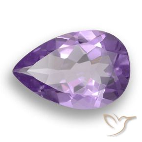 9,17 ctw natürlicher Mittelviolett Amethyst, Birnenform, VS