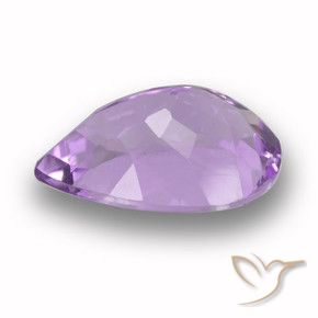 9,17 ctw natürlicher Mittelrosa Violett Amethyst, Birnenform, VVS-VS