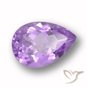9,17 ctw natürlicher Lilaisch-violett Amethyst, Birnenform, VVS-VS