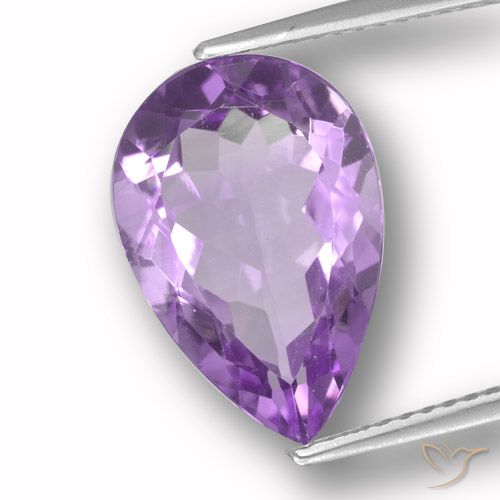 4.91ct Natürlicher tiefviolett Amethyst, Birnenform, VVS-VS