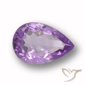 9,17 ctw natürlicher tiefviolett Amethyst, Birnenform, VVS-VS