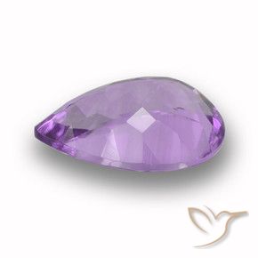 9,17 ctw natürlicher tiefviolett Amethyst, Birnenform, VVS-VS