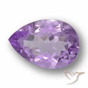 9,17 ctw natürlicher tiefviolett Amethyst, Birnenform, VVS-VS