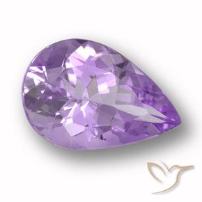 9,17 ctw natürlicher Mittelviolett Amethyst, Birnenform, VVS