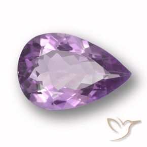 9,17 ctw natürlicher Hell-Mittelviolett Amethyst, Birnenform, VVS