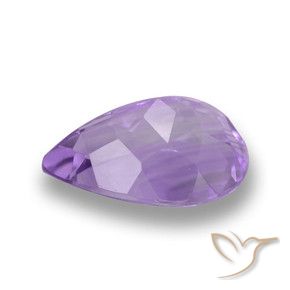 9,17 ctw natürlicher Rosaig-violett Amethyst, Birnenform, VVS