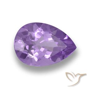 9,17 ctw natürlicher Mittelviolett Amethyst, Birnenform, VVS-VS