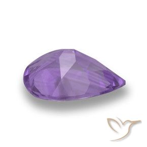 9,17 ctw natürlicher Mittelviolett Amethyst, Birnenform, VVS-VS