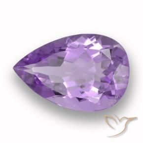 9,17 ctw natürlicher Mittelviolett Amethyst, Birnenform, VVS-VS