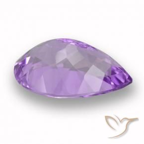 9,17 ctw natürlicher Rosaig-violett Amethyst, Birnenform, VVS-VS