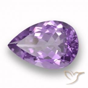 9,17 ctw natürlicher Mittelviolett Amethyst, Birnenform, VVS