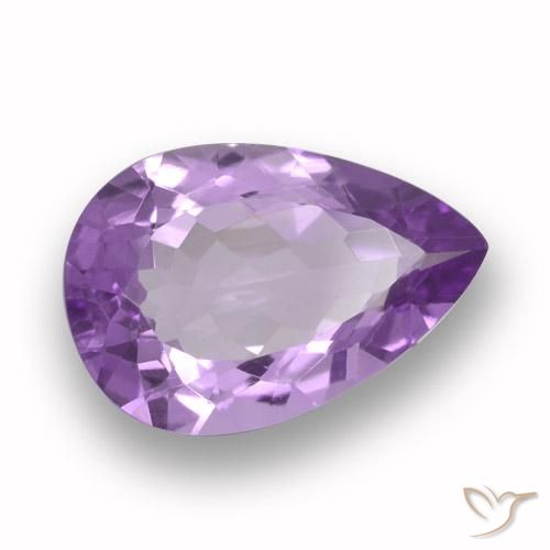 9,17 ctw natürlicher Mittelviolett Amethyst, Birnenform, VVS