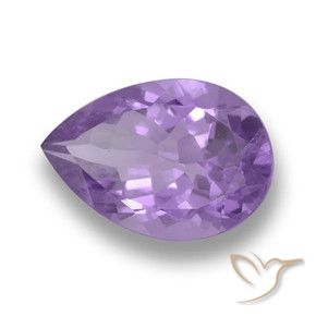 9,17 ctw natürlicher Mittelviolett Amethyst, Birnenform, VS