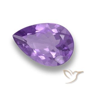 9,17 ctw natürlicher Mittelviolett Amethyst, Birnenform, VVS-VS