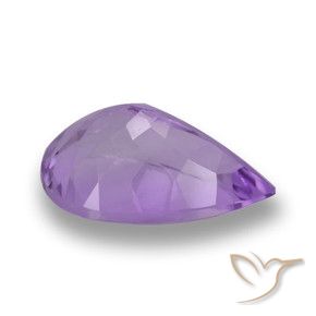9,17 ctw natürlicher Rosaig-violett Amethyst, Birnenform, VVS