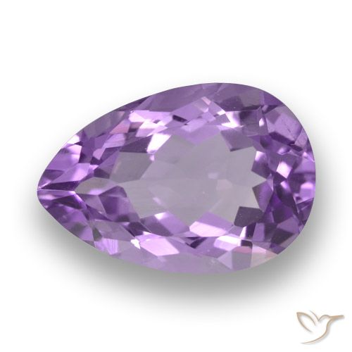 4.00ct Natürlicher Mittelviolett Amethyst, Birnenform, VVS