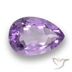 9,17 ctw natürlicher Mittelviolett Amethyst, Birnenform, VVS