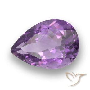9,17 ctw natürlicher Tiefviolettes Violett Amethyst, Birnenform, VVS-VS