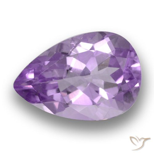 3.59ct Natürlicher Mittelviolett Amethyst, Birnenform, VS