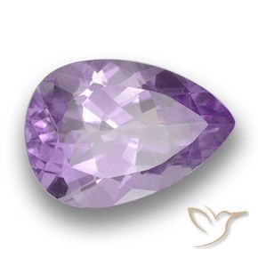 9,17 ctw natürlicher Mittelviolett Amethyst, Birnenform, VS