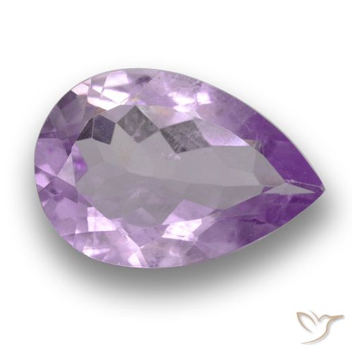 3.13ct Natürlicher Rosa Iris Violett Amethyst, Birnenform, VS