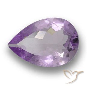 9,17 ctw natürlicher Rosa Iris Violett Amethyst, Birnenform, VS