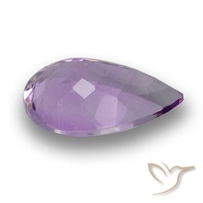 9,17 ctw natürlicher Mittelviolett Amethyst, Birnenform, VS