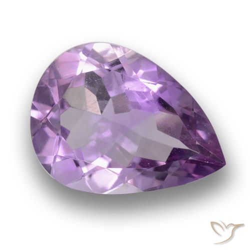 3.21ct Natürlicher Mittelviolett Amethyst, Birnenform, VS