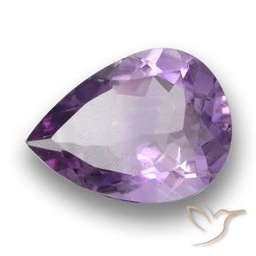 9,17 ctw natürlicher Mittelviolett Amethyst, Birnenform, VS