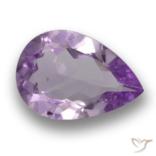 2.74ct Natürlicher Mittelviolett Amethyst, Birnenform, VS