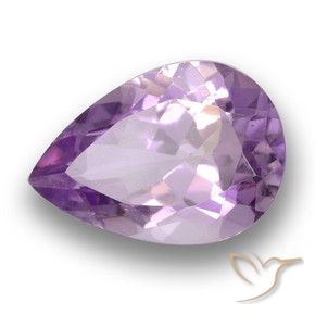 9,17 ctw natürlicher Rosaig-violett Amethyst, Birnenform, VS