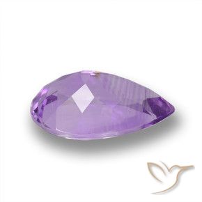 9,17 ctw natürlicher Iris Violett Amethyst, Birnenform, VVS